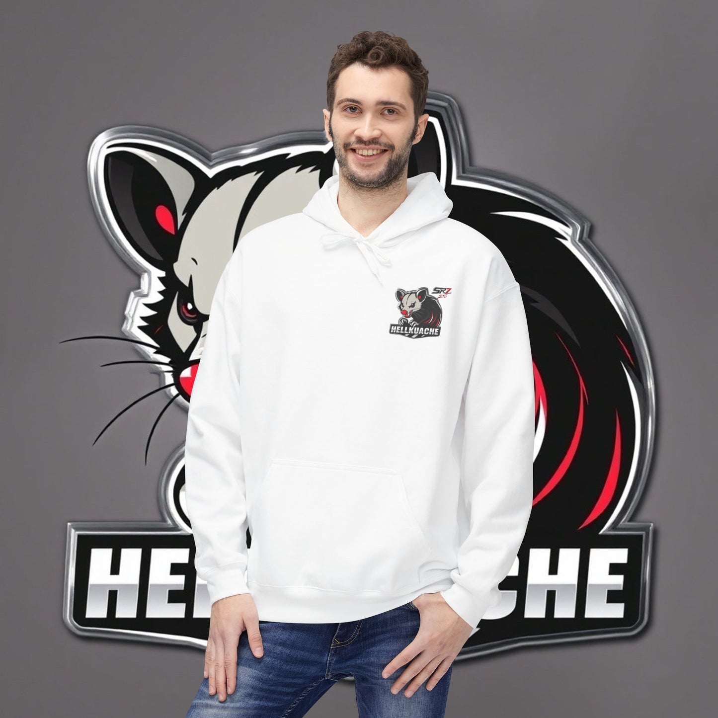 HellKuache Si Cema fleece hoodie