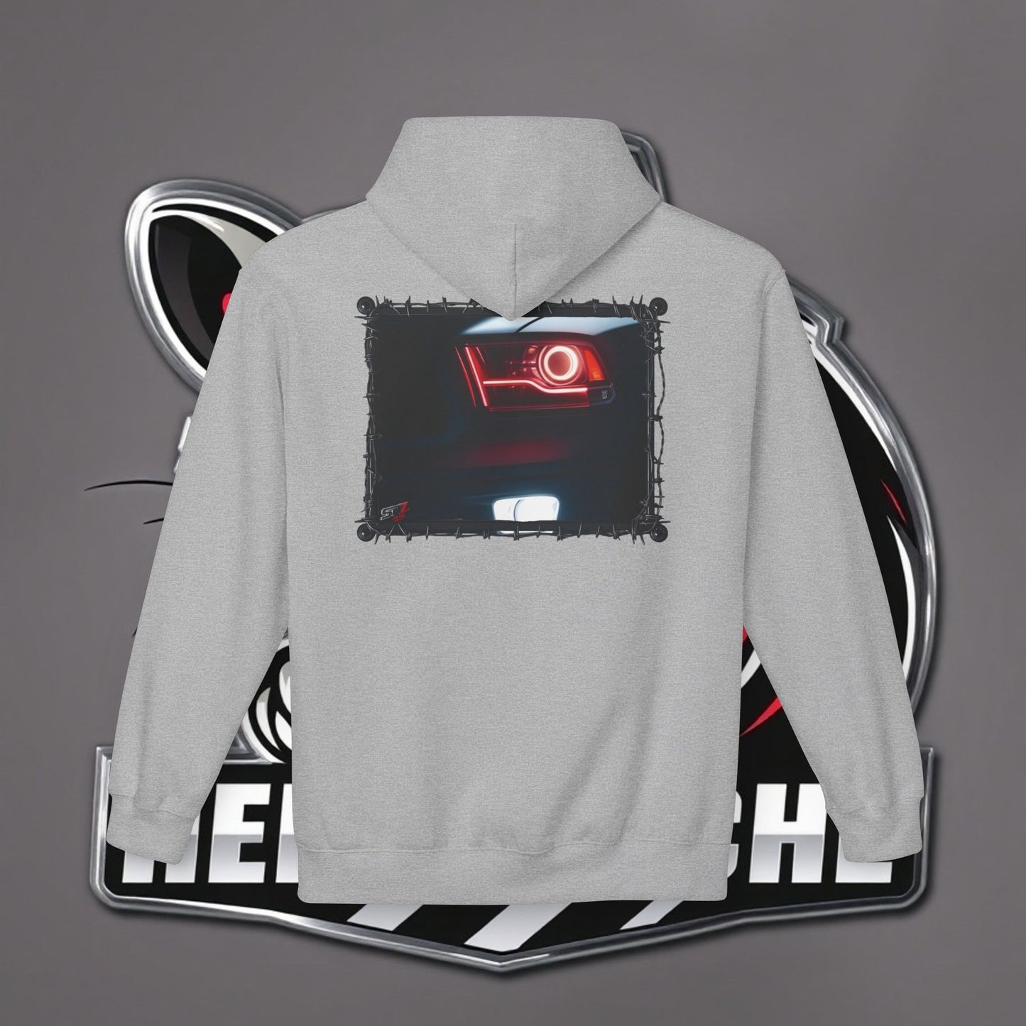 HellKuache fleece hoodie RedEye