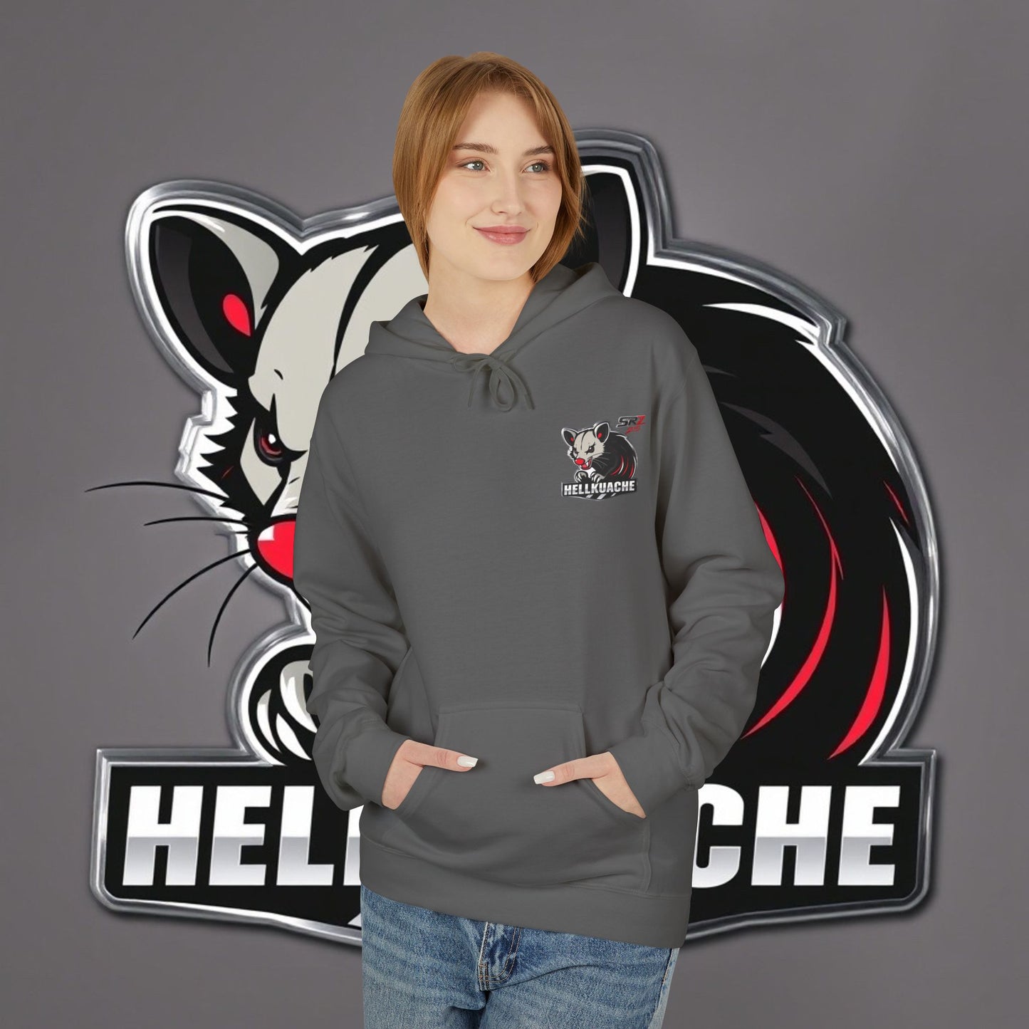 HellKuache Si Cema fleece hoodie