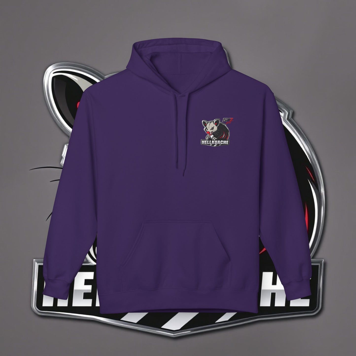 HellKuache Si Cema fleece hoodie