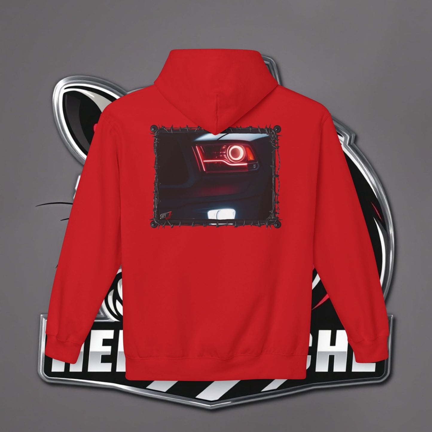 HellKuache fleece hoodie RedEye