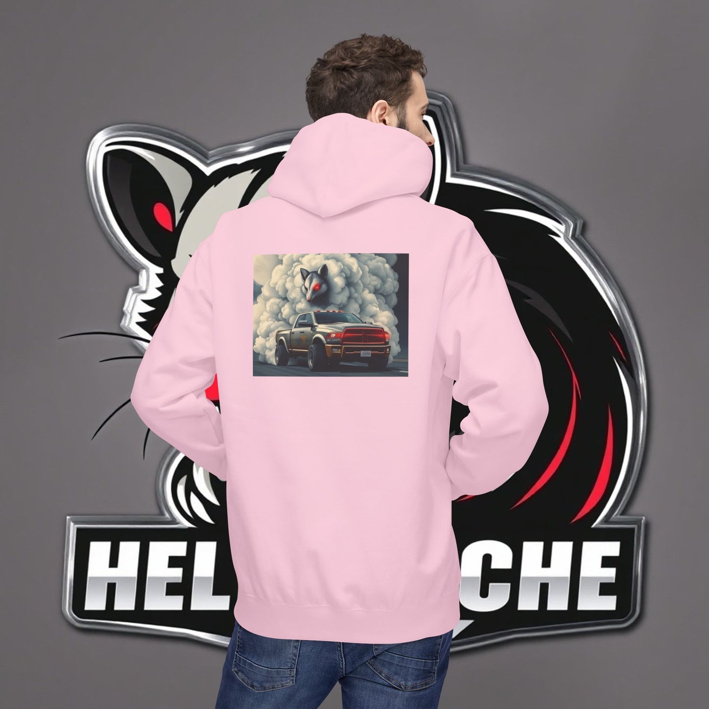 HellKuache Si Cema fleece hoodie