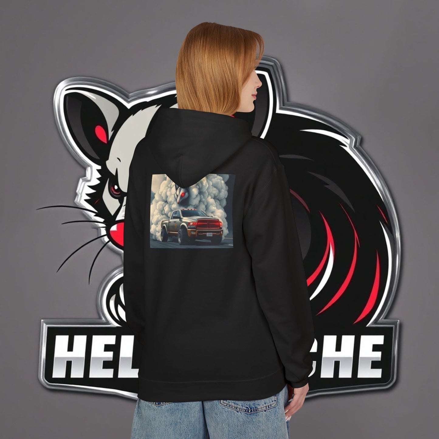 HellKuache Si Cema fleece hoodie