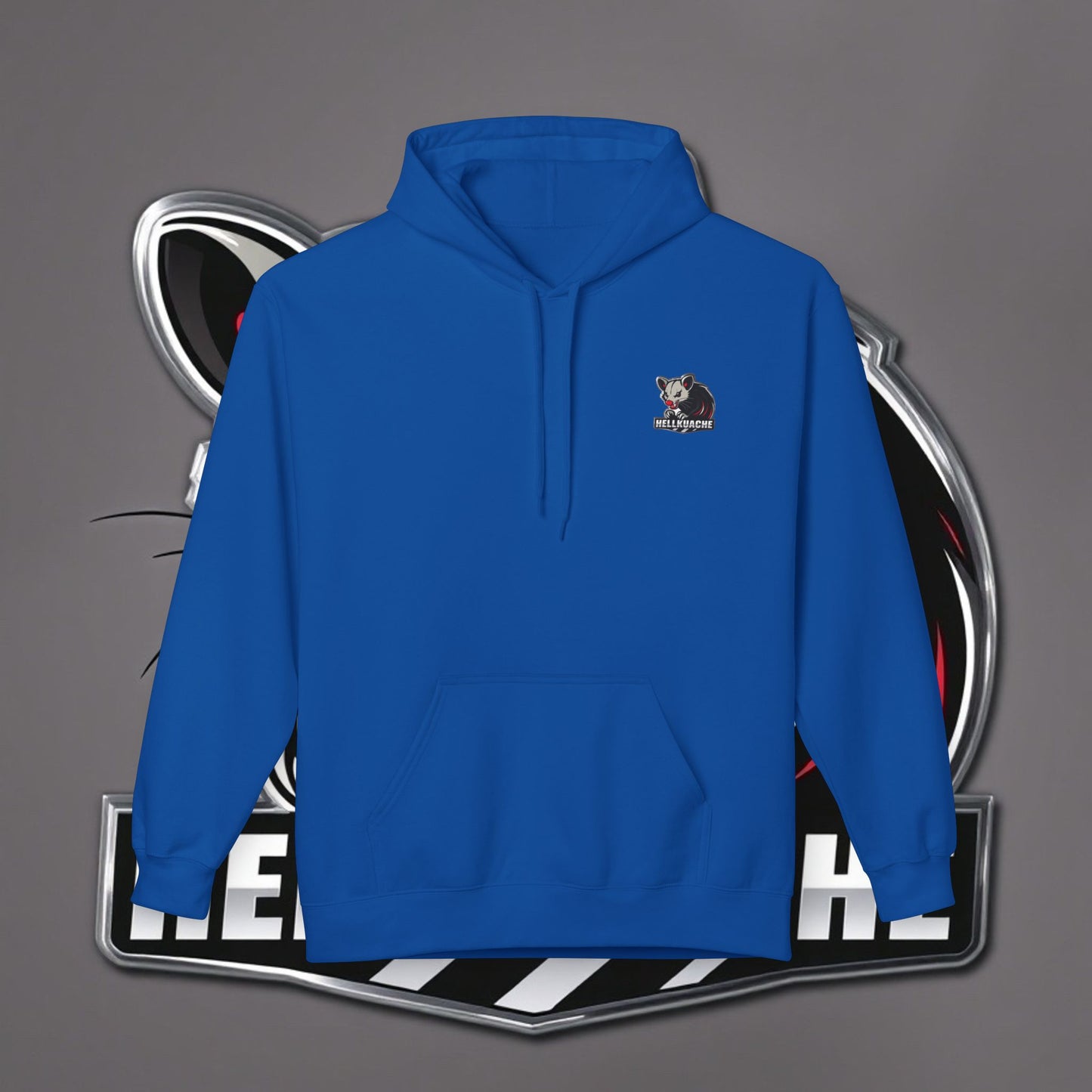 HellKuache fleece hoodie RedEye