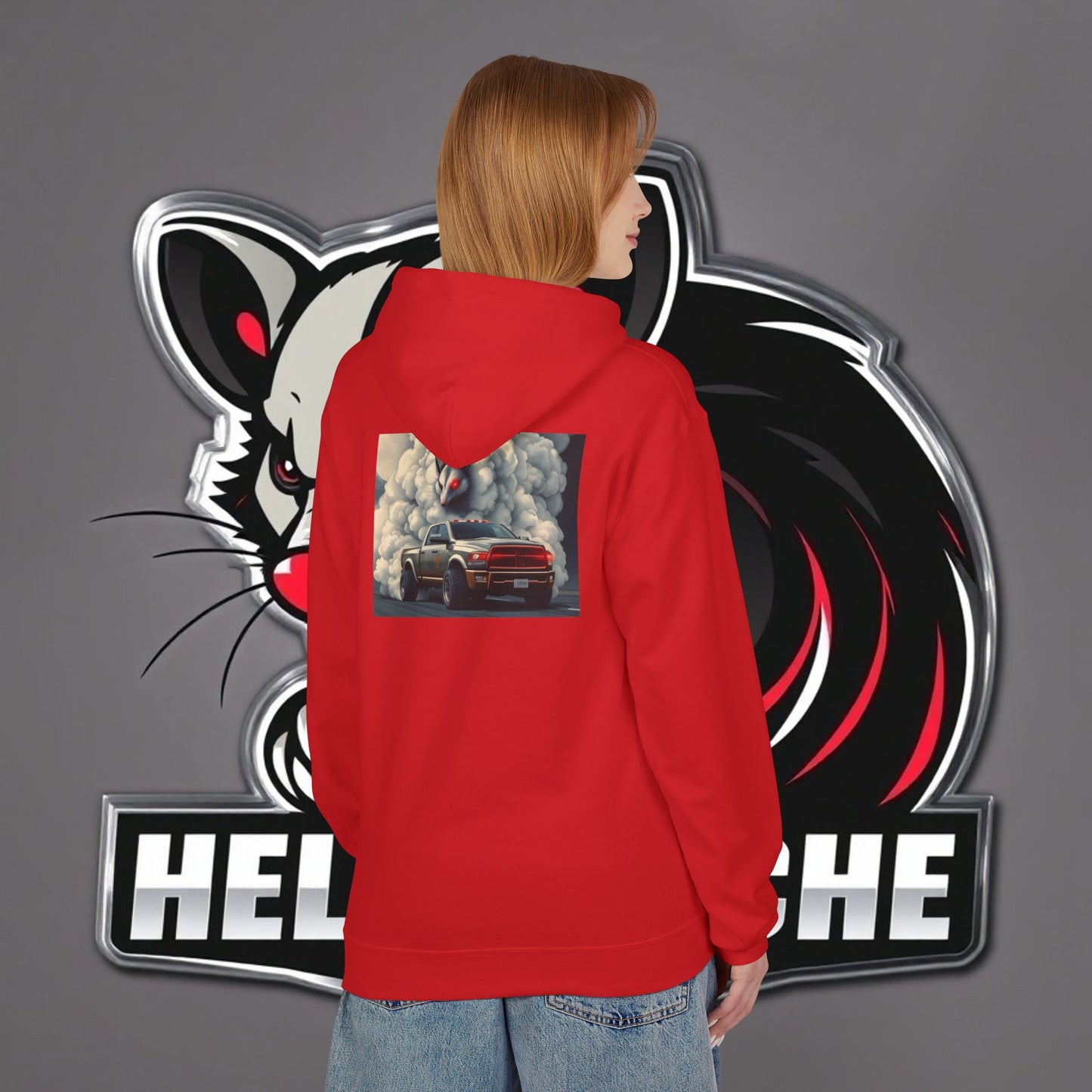 HellKuache Si Cema fleece hoodie