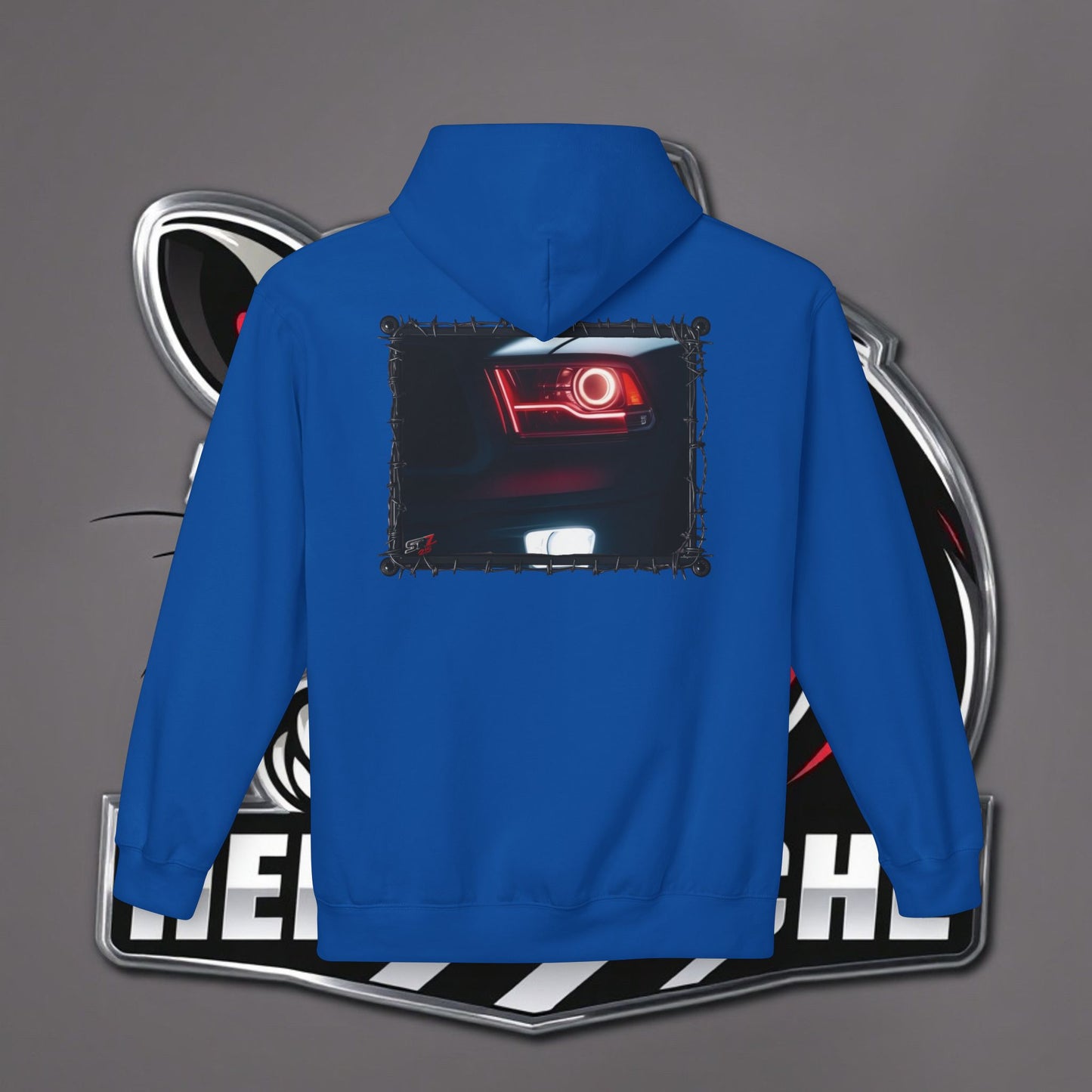 HellKuache fleece hoodie RedEye