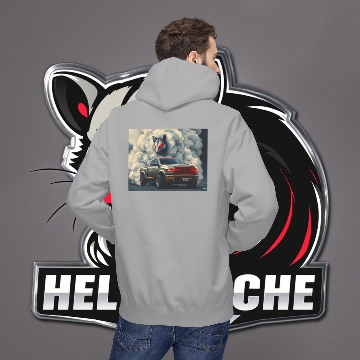 HellKuache Si Cema fleece hoodie