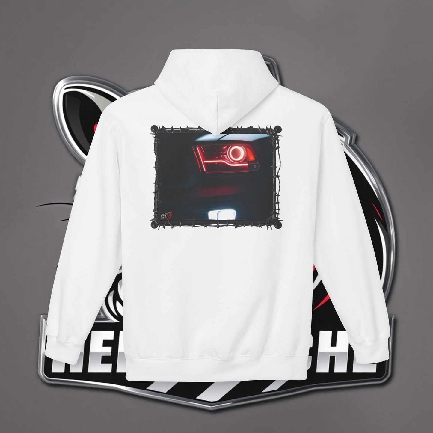 HellKuache fleece hoodie RedEye