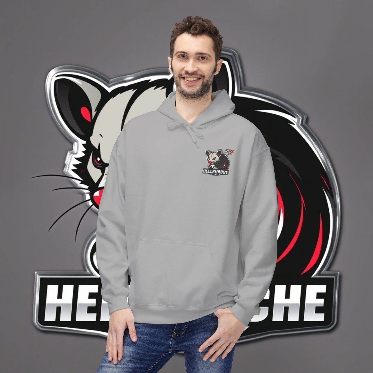 HellKuache Si Cema fleece hoodie