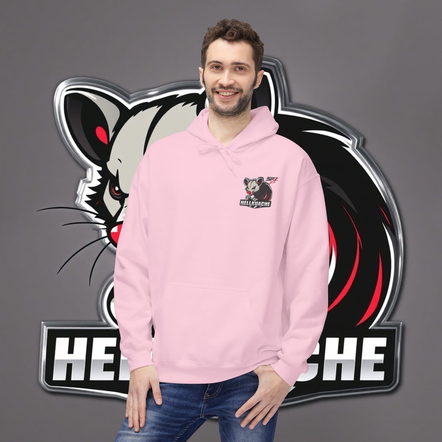 HellKuache Si Cema fleece hoodie