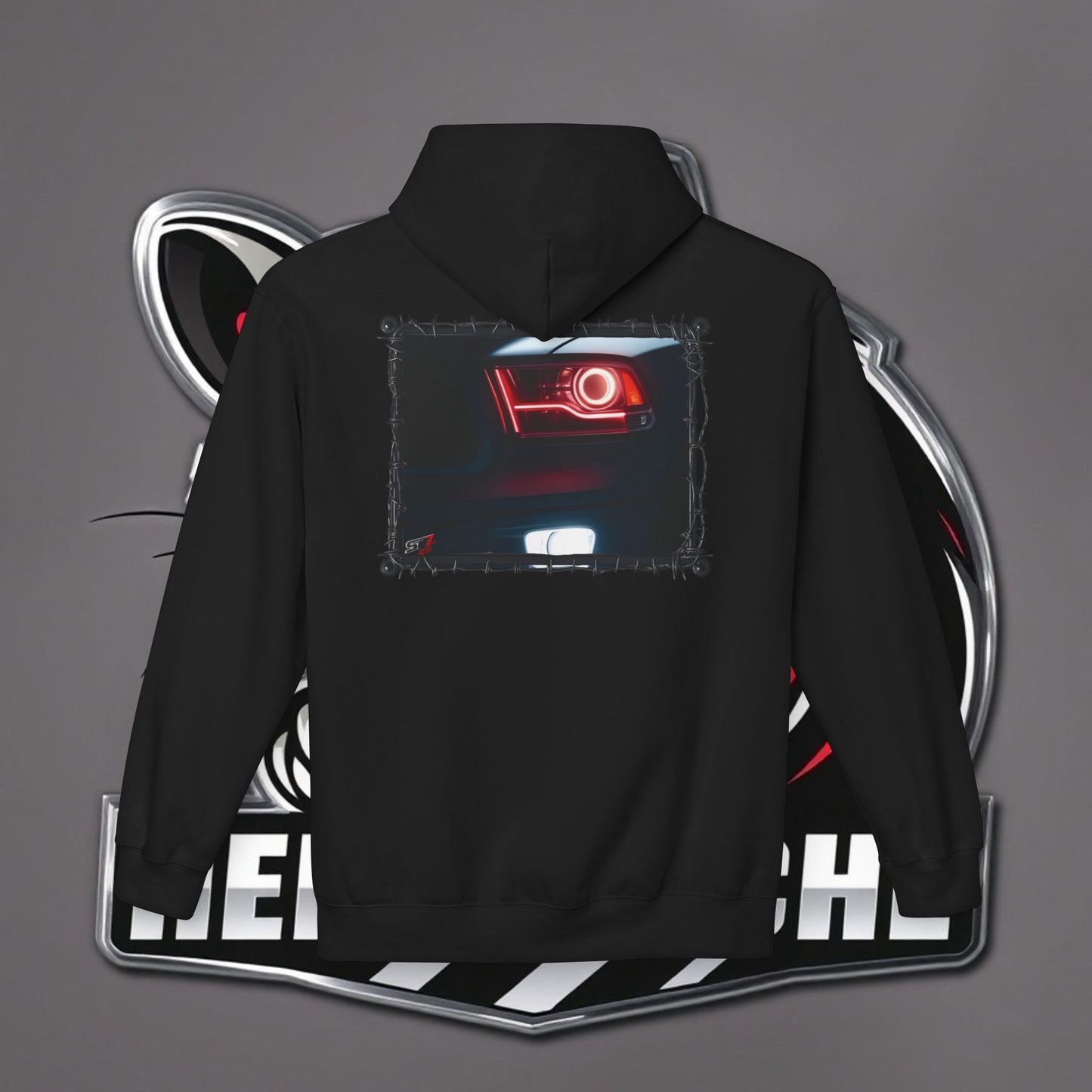 HellKuache fleece hoodie RedEye