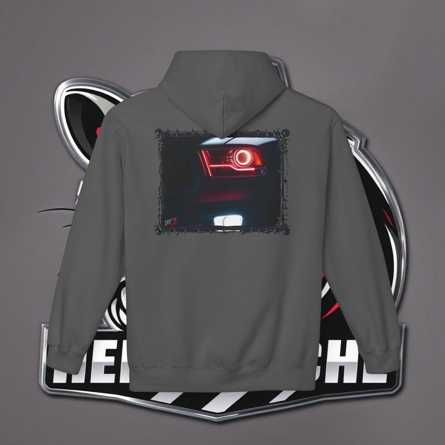 HellKuache fleece hoodie RedEye