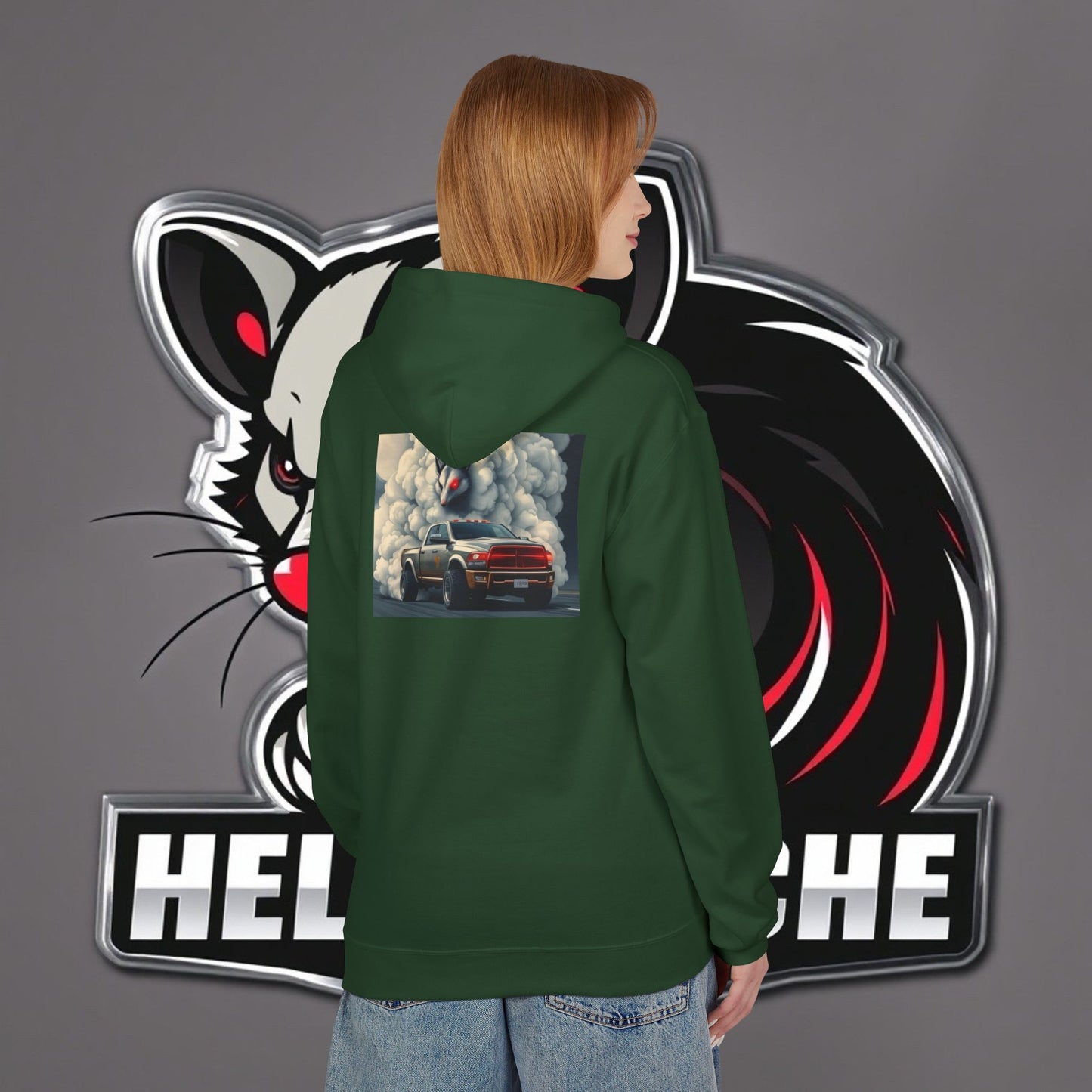 HellKuache Si Cema fleece hoodie